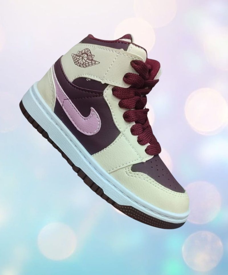 Tênis infantil Nike Air Jordan Marsala